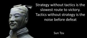 Importance of strategy over tactics